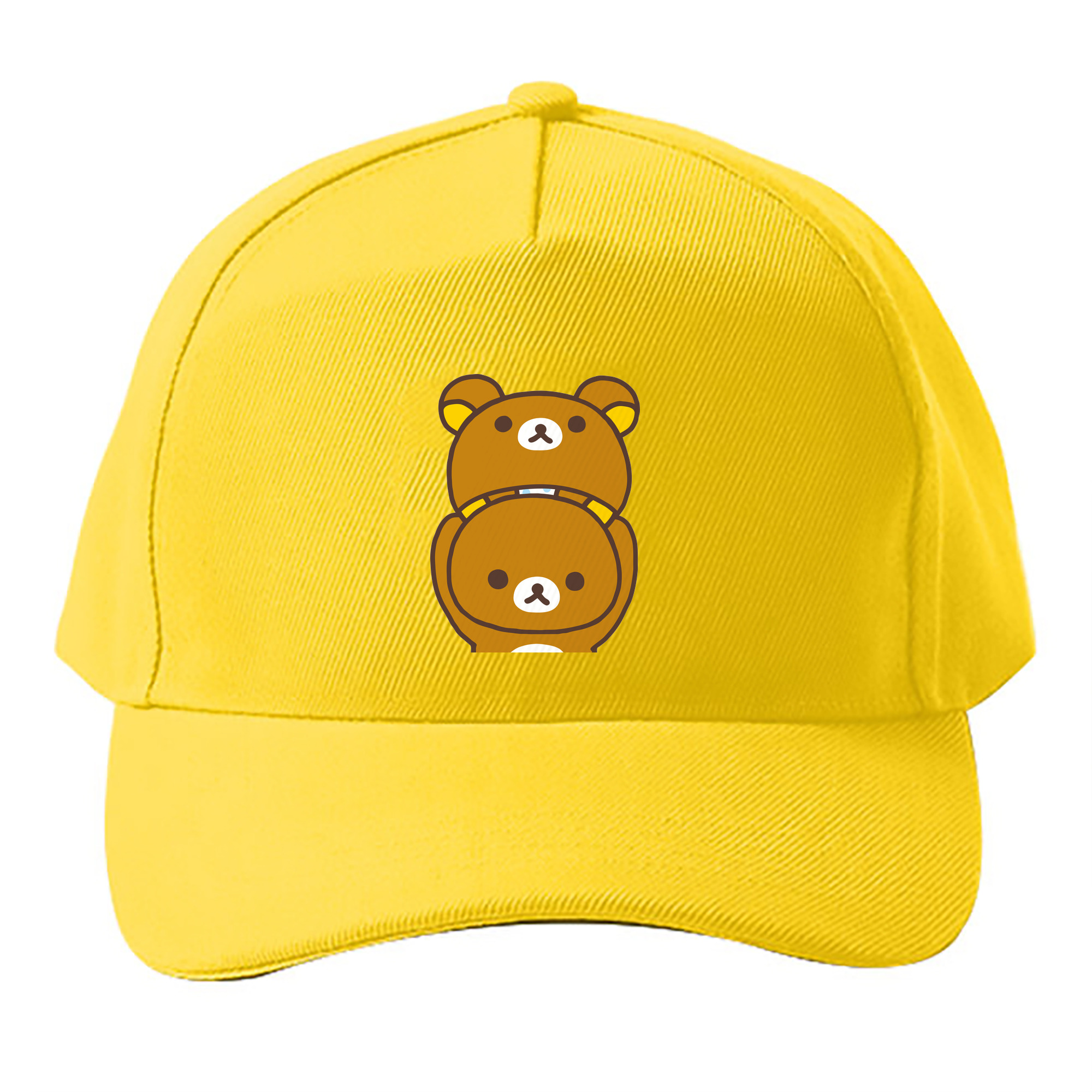 （画像用） リラックマ リラックマ キイロイトリ Rilakkuma Korilakkuma Kiiroitori ベースボールキャップ 綿100％ 男女兼用 帽子 スポーツ